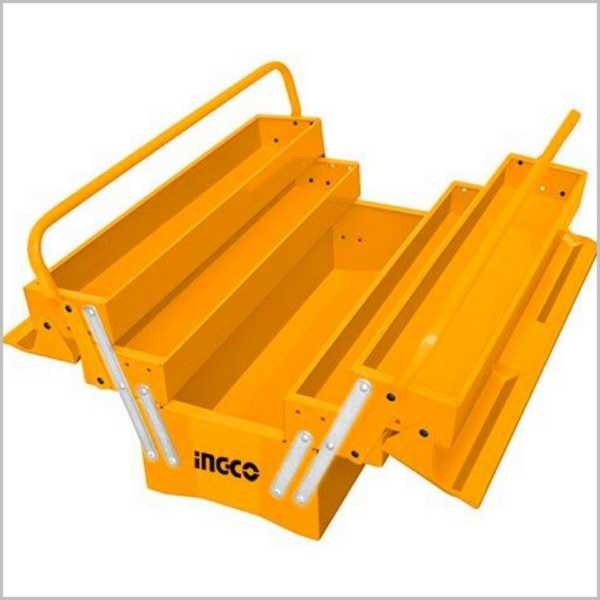 กล่องเครื่องมือช่าง3ชั้น/5ถาด(เหล็ก)ยาว HTB02 ขนาด 495x200x290 mm INGCO