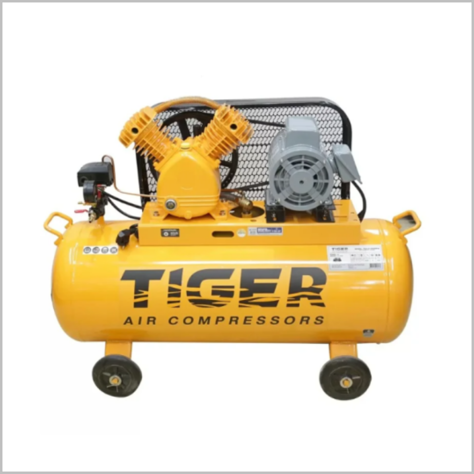 ปั๊มลมสายพาน TIGER TGA21-100M 2HP 100L