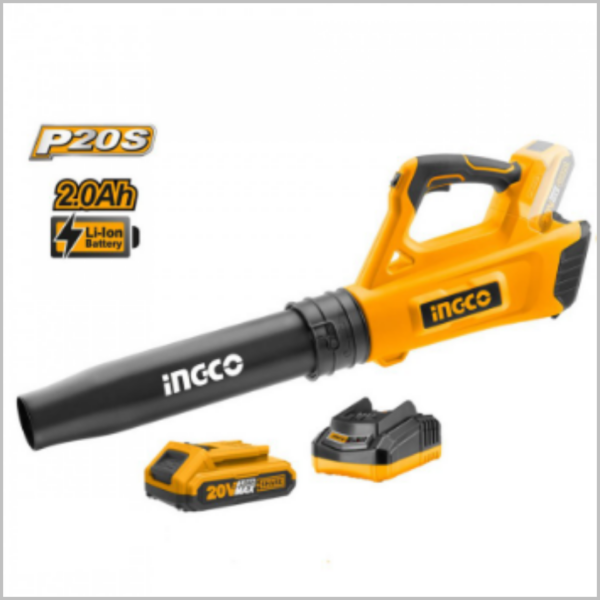 เครื่องเป่าลมไร้สาย 20V แบต 2.0Ah+แท่นชาร์จ x1 SET-CABLI2002 INGCO