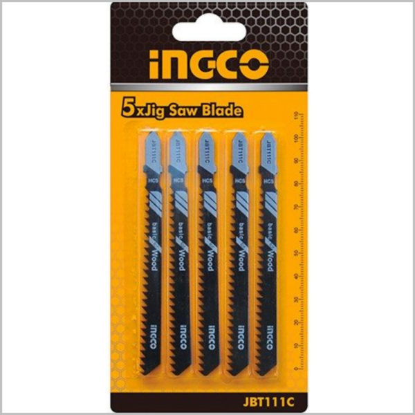 ใบเลื่อยจิ๊กซอว์ ตัดไม้ JBT111C INGCO ( 5 ชิ้น/แพ็ค)