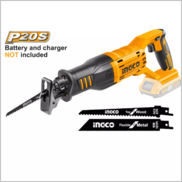 เลื่อยชักใบไร้สาย 20V CRSLI1151 INGCO (ตัวเปล่า)