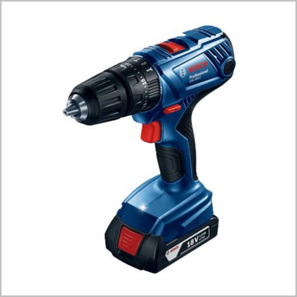 สว่านไร้สายกระแทก 13มม. 18V (แบต2.0Ah/2+ชุดอุปกรณ์41ชิ้น) GSB180-LI PROMO SET BOSCH