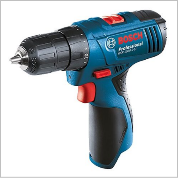 สว่านไขควงไร้สาย 10.8V GSR1080-แบต 2 +กล่อง +แท่นชาร์ท 1.5Ah. BOSCH