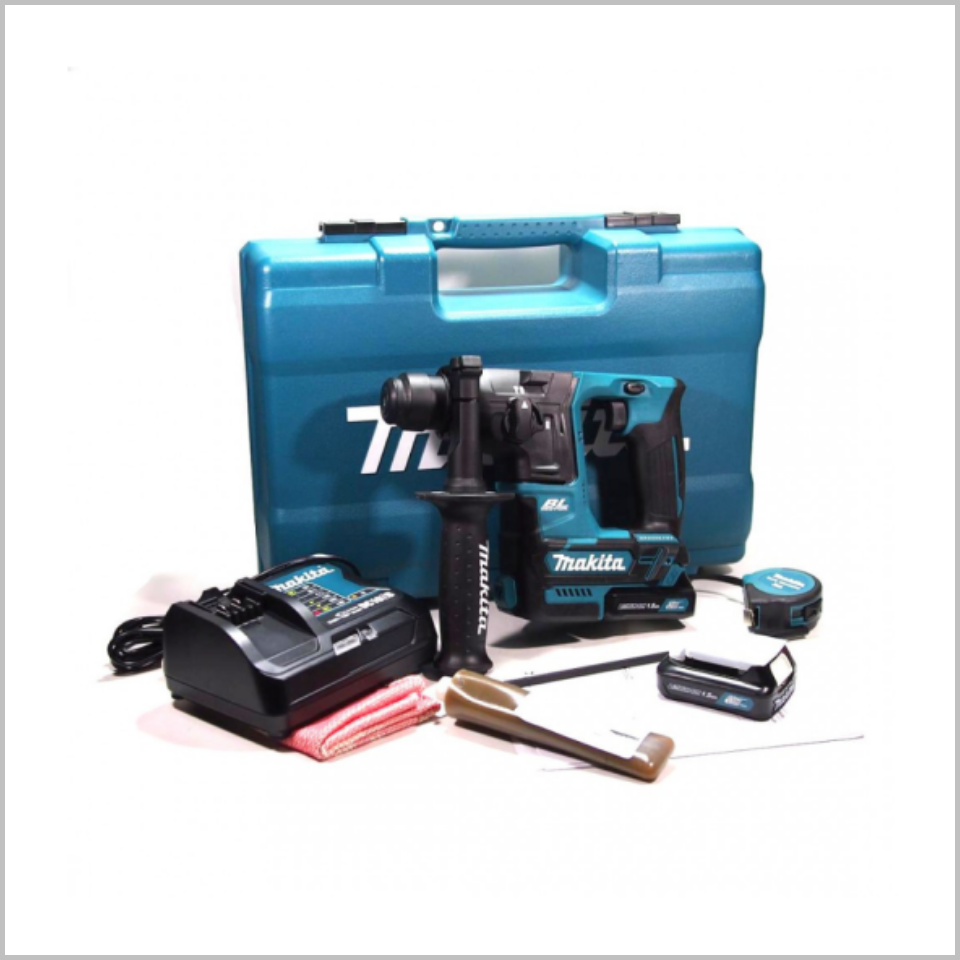 สว่านโรตารี่ไร้สาย 12VMAX1.5Ah+อุปกรณ์ HR166DSYE1 Makita