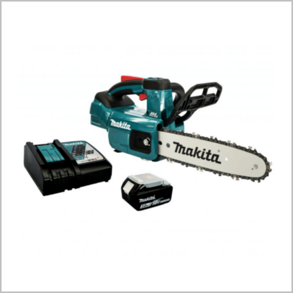 เลื่อยโซ่ไร้สาย 10" แบต+แท่นชาร์จ 18V  DUC254RF MAKITA
